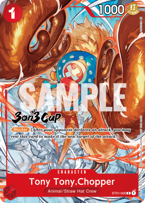 Tony Tony.Chopper — Store Tournaments Promos (stp) — No. ST01-006P2 — Ver. Promo — v3 on 3 Cup Promo