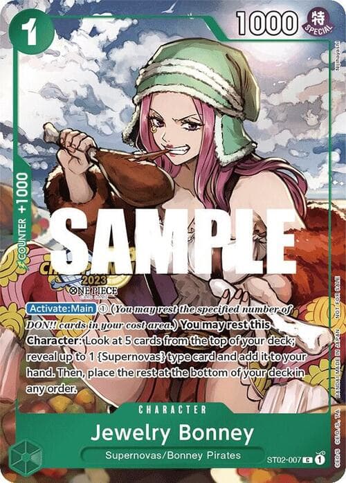 Jewelry Bonney — Championships Promo (op-chp) — No. ST02-007 — Ver. Promo — vCelebration Pack