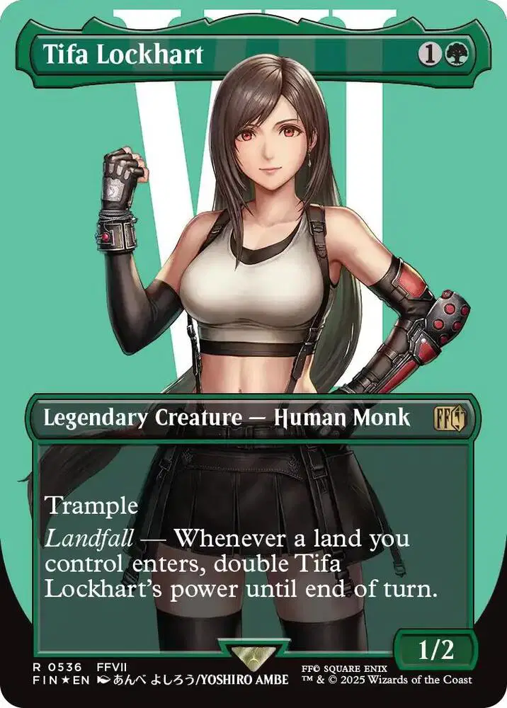 0536 TIFA LOCKHART CHARACTER BORDERLESS-SURGE FOIL